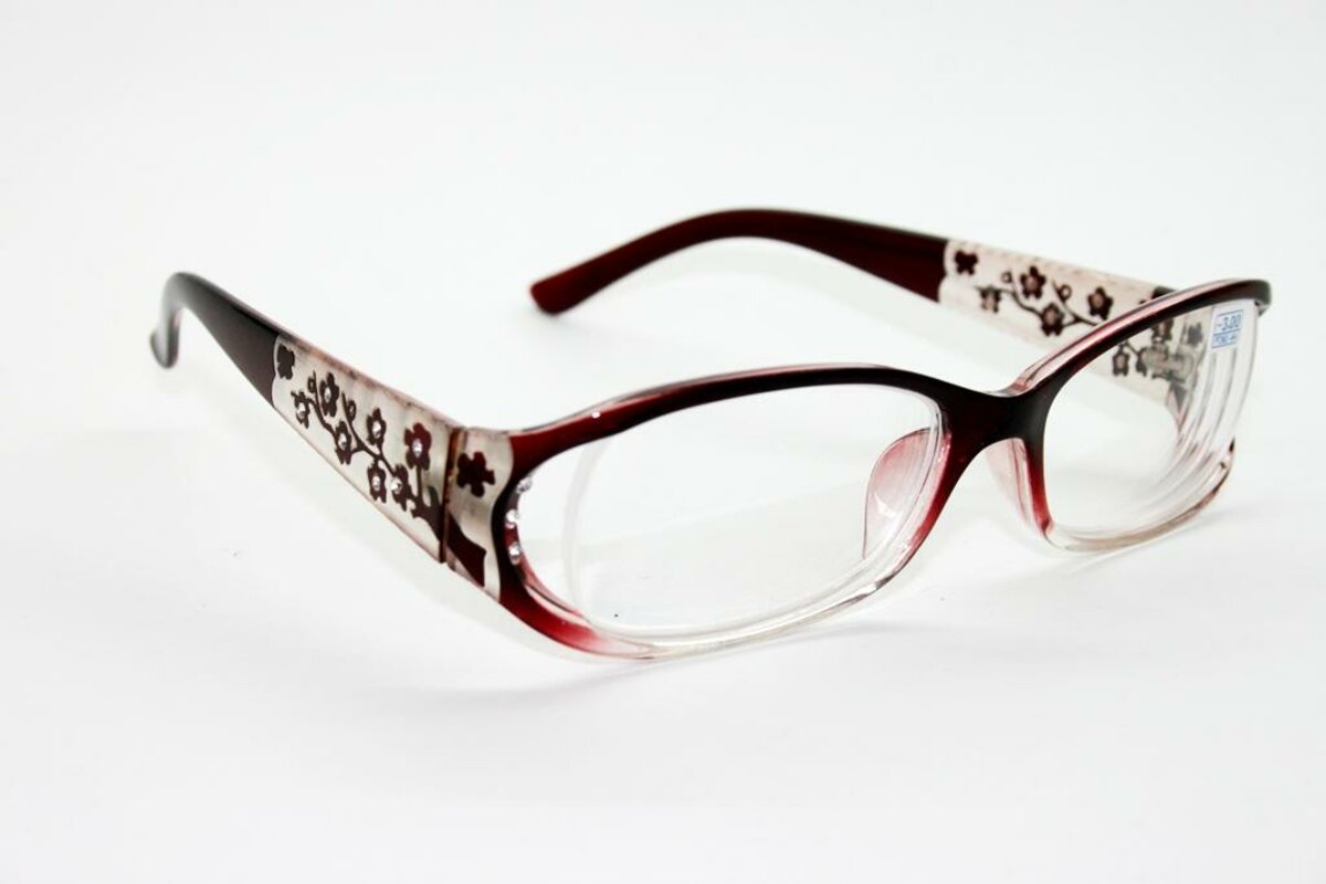 Купить очки женские на озон. Готовые очки v-6618 (диоптрия +1,5). Очковые оправы. Пластиковая оправа для очков. Очки с широкой оправой.