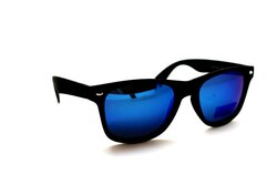 черный матовый синий